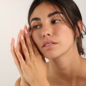 Anello con Nome Legami del Cuore [Oro Vermeil 18 Carati]