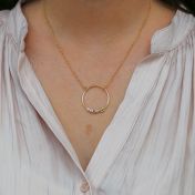 Collar Lazos de Amor [Bañado en Oro de 18K]