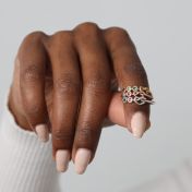 Ties of The Heart Birthstone Ring [18K Gold Plated]