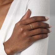 Ties of The Heart Birthstone Ring [18K Gold Plated]