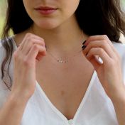 Ties Of Love Necklace Horizontal [Rose Gold Plated]