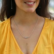 Banden van Liefde Ketting Horizontaal [Sterling Zilver]