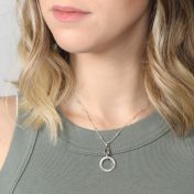 Ties of Love Name Necklace [Sterling Silver]