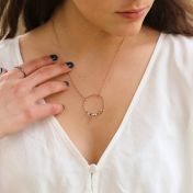 Ties of Love Necklace [Rose Gold Plated]