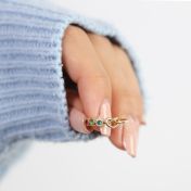 Ties of The Heart Birthstone Ring [10 Karat Gold]