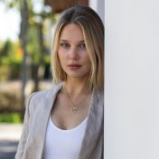 Collier Liens du Cœur Carte Délicate - Vermeil 18ct