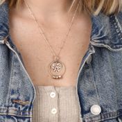 Special Ties Name Necklace [18K Rose Gold Plated]