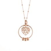Special Ties Name Necklace [18K Rose Gold Plated]