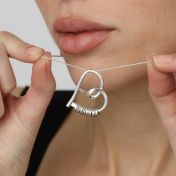 Collier Prénom Liens du Cœur - Argent