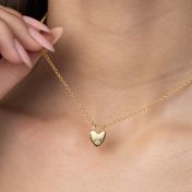 Ties Of The Heart Initials Diamond Necklace [18K Gold Plated]