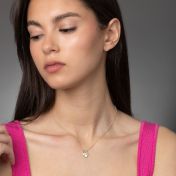 Ties of the Heart Initials Necklace - Classic Chain [Sterling Silver]