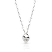 Ties of the Heart Initials Necklace - Classic Chain [Sterling Silver]