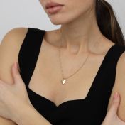 Collier Initiale Liens du Cœur [Plaqué Or 18ct]