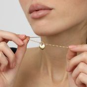 Collier Initiale Liens du Cœur [Vermeil 18ct]