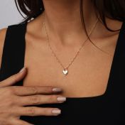 Collier Initiale Liens du Cœur [Vermeil 18ct]