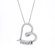 Extra Name Bead For Ties of Heart Name Necklace [Sterling Silver]