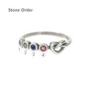 Ties of The Heart Birthstone Ring [Sterling Silver]