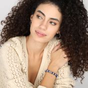 Banden van het Hart Lapis Lazuli Armband [Sterling Zilver]