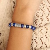 Ties Of The Heart Lapis Lazuli Bracelet [Silver]