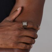 Treasure Chest Men Ring - Sterling Silver