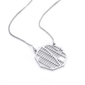 Lieblingsort Karten Kette [Sterlingsilber]