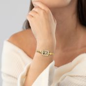 Treasured Spot Map Bracelet with Diamonds [18K Gold Vermeil]