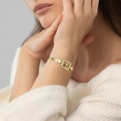 Treasured Spot Map Bracelet with Diamonds [18K Gold Vermeil]
