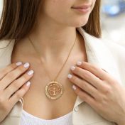 Collier l'Arbre de la Sagesse avec Prénoms [Plaqué Or 18ct]