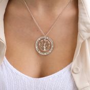 Tree of Wisdom Name Necklace [Sterling Silver]