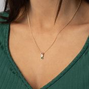 Talisa Stars Gemstone Necklace [18K Gold Plated]