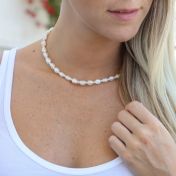 Talisa Moments Pearl Necklace [Sterling Silver]