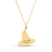 Wizard's Hat Necklace [18K Gold Plated]