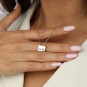 Mirella Kette mit Sternzeichen Charms [750er vergoldet]