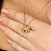 Mirella Zodiac Charm Necklace [18K Gold Vermeil] 