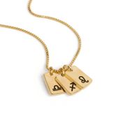 Mirella Zodiac Charm Necklace [18K Gold Vermeil] 