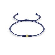 Zodiac Constellation Bracelet - Blue String [14 Karat Gold]