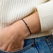 Zodiac Constellation Bracelet - Blue String [14 Karat Gold]
