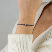 Zodiac Constellation Bracelet - Blue String [14 Karat Gold]