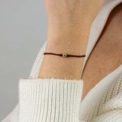 Zodiac Constellation Bracelet - Red String [14 Karat Gold]