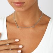 Helena Zodiac Milanese Chain Necklace [Sterling Silver]