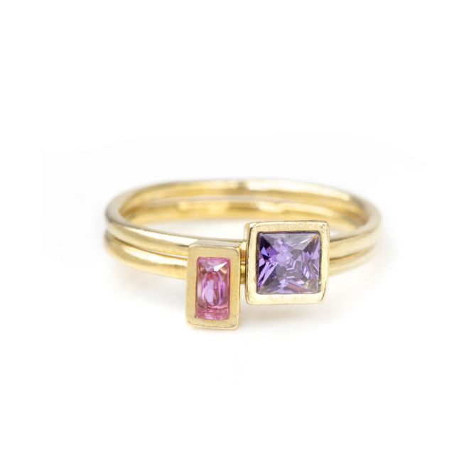 Bague Anneaux de l’Amour [Plaqué Or 18ct]