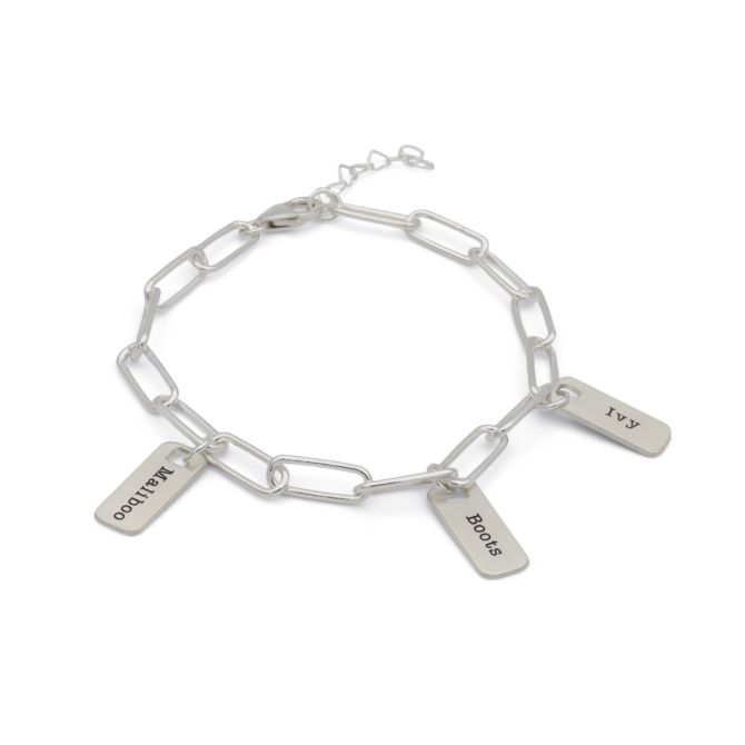 Bracelet Melissa avec Prénoms [Argent 925]