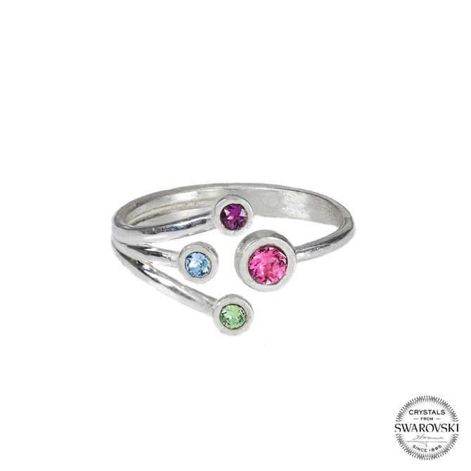 Mutterliebe Ring - Dreifache Liebe [Sterlingsilber]