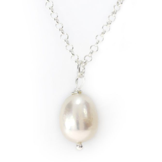 Collana con Perla [Argento 925]