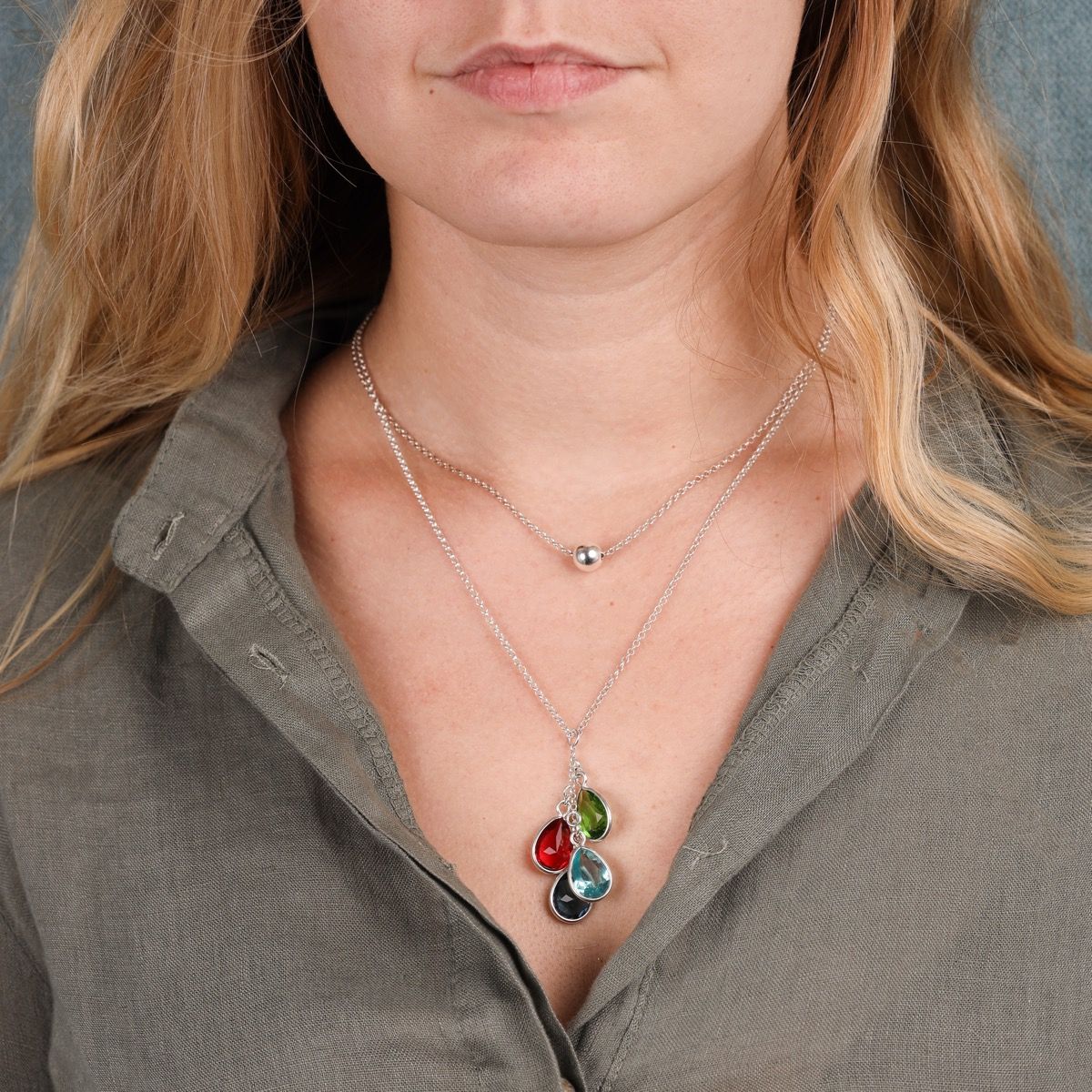 Sterling Silver Ball Necklace - Talisa Jewelry