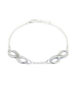Infinity Bracelet [Sterling Silver]