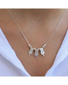 Cat Perfection Name Necklace [Sterling Silver]