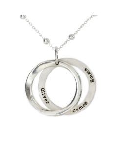 Hidden Message Engraved Necklace [Sterling Silver]