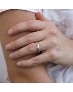 Love Braids Pet Name Ring [Sterling Silver]