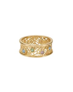 Family Roots Birthstone Ring [18K Gold Plated]